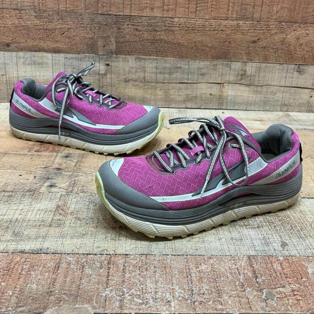 Altra Olympus Shoes Womens Size 10 42 Pink Mesh Trail Running Comfort Sneaker